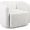 COSTWAY 360° Drejelig Velour Puffesofa, Maks. belastning: 160 KG