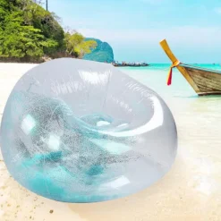 Creative Touch Oppustelig Siddeløsning, Lugtfri og Letvægtig samt Bærbar Design, PVC Oppustelig Sofa med Fremragende Støtte til Indendørs og Udendørs Brug | Fyndiq