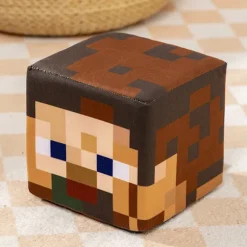 Cube Dukke Pude Spil Svampe Cube Boks Plyslegetøj (Brun) Brown