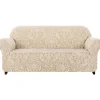 Damaskus Sofabetræk Stretch Betræk (2-personers, Khaki)
