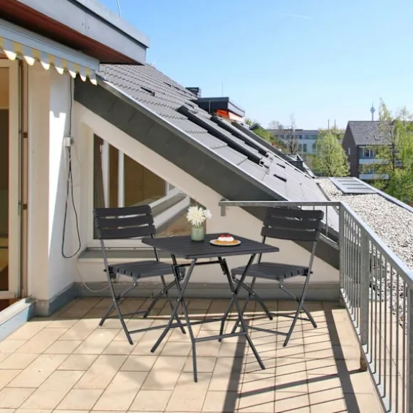 3-delt altanmøbelsæt i trælook
