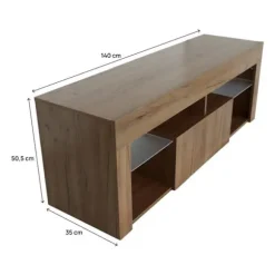 Design TV-møbel i træ 