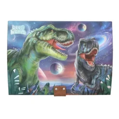Dino World Skattekiste med kode, lys og lyd