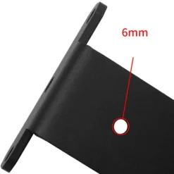 Diskrete hyldebeslag Black L Black L