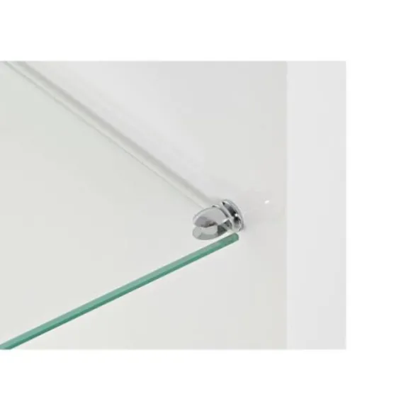 DKD Home Decor tv-møbel Hvidt glas MDF (140 x 50 x 40 cm) - 8424001880645