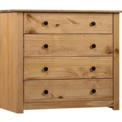 Dressoir - Panama - 4 skuffer - Massiv fyr - 80 x 40 x 73 cm Tall