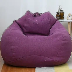 Ekstra Store Sækkestole Sofa Betræk Indendørs Lazy Lounger Til Voksne Børn (Intet fyldmateriale)