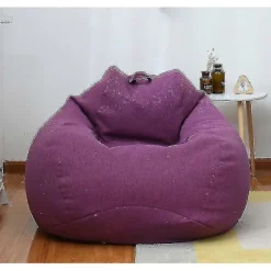 Ekstra Store Sækkestole Sofa Betræk Indendørs Lazy Lounger Til Voksne Børn (Intet fyldmateriale)