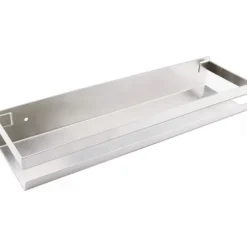 Elegant Rustfrit Design Væghylde, Fugtsikker Organizer i Rustfrit Stål, Pladsbesparende Vægmonteret Opbevaring til Køkken Soveværelse Stueindretning | Fyndiq