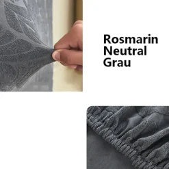 Elegant Sengegavl Betræk, Jacquard Stof Polstret Gavlbeskytter, Blødt Støvtæt Slipcover til Queen King Size Senge (Stilfuld, 360°