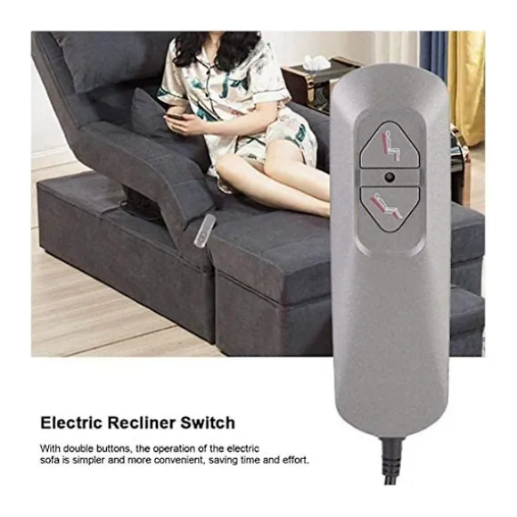 Elektrisk Recliner Controller Dobbelt Knap, Stol Løft/Elektrisk Sofa Manuel Controller, Sofa Reclin