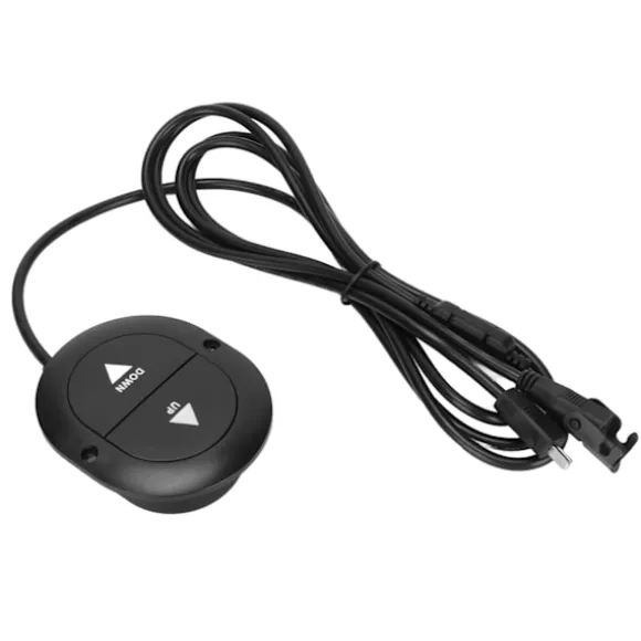 Elektrisk Relaxstol Kontakt Massage Stol Håndtag Løfte Elektrisk Stol Kontrol med 2 Knapper 12‑32V
