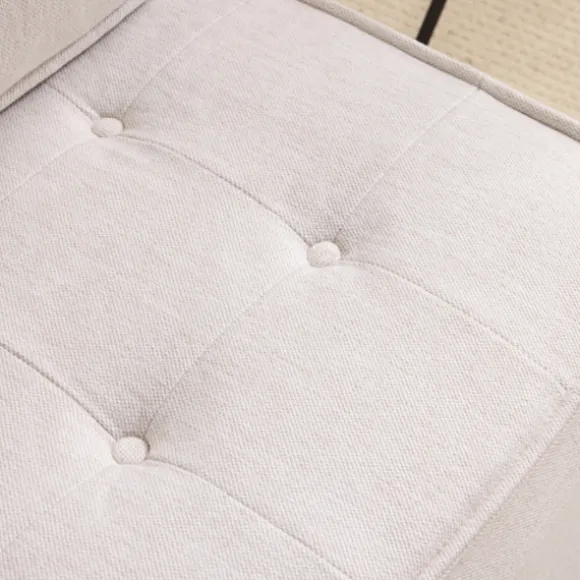 Enkelt sofa- og siddeposekombination: Fleksibel siddepladsarrangement til stue, soveværelse, gæste- eller børneværelse White