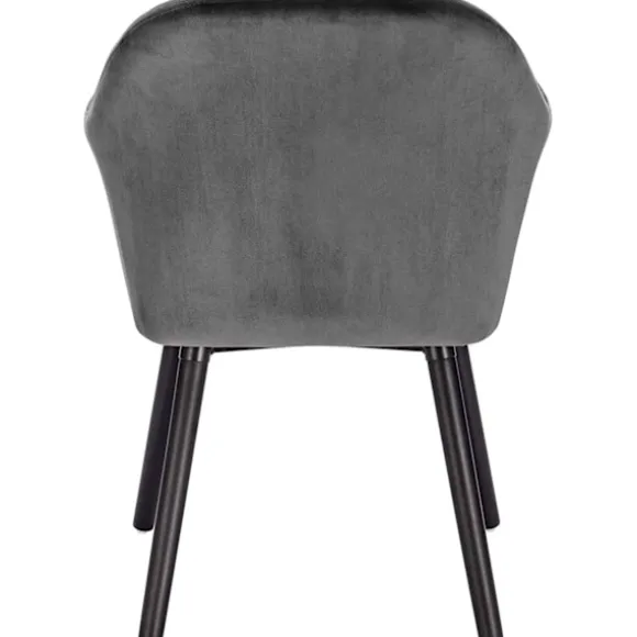 Ergonomisk spisestuestol Rootz - Komfortable siddepladser - Stilfulde møbler - Fløjlsbetrukket - Nem at samle - Støtter op til 120 kg - 81 cm x 40 cm | Fyndiq