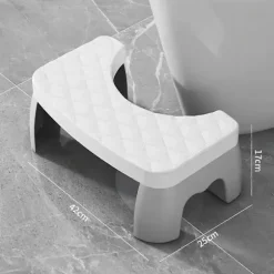 Ergonomisk toiletstol til voksne, børn, gravide kvinder - skridsikker, bærbar squat toilet med R