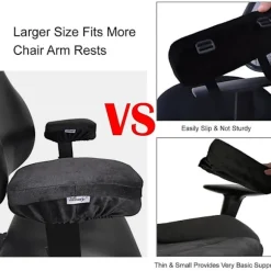 Ergonomiske Memory Foam Kontorstol Armlæns Puder, Komfortable Stole Armlænsbetræk Til Albuer Og Underarme Trykaflastningssæt Af 2