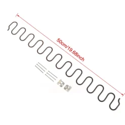 Erstatningssofa Stol fjedre fjeder med clips 50cm 50cm