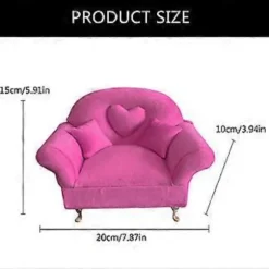 Europæisk Inspireret Smykkeholder Unik Plys Smykkeudstillingssofa Europæiske Minimøbler til Elegant Dekoration single chair