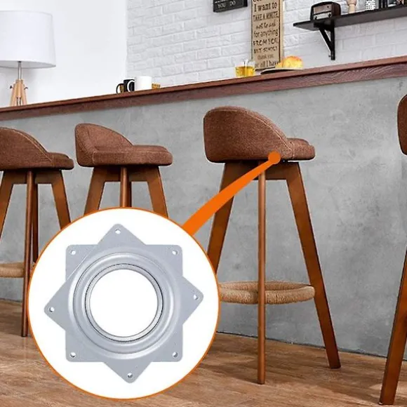Firkantet Lazy Susan roterende platform 360 grader drejeskive
