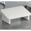 Fodskammel under bordet Bænk polstret hvid, 50*30*15cm, 1 stk