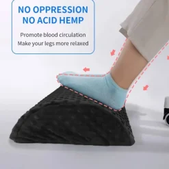 Fodstøtte, kontorfodstøtte, svampestativ, fodstøtte under skrivebordet, ergonomisk fodstøtte