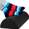 Fodstøtte med skridsikker bund for øget stabilitet, ergonomisk pude med åndbart mesh-betræk for komfort hele dagen, ideel til kontor og hjemmebrug