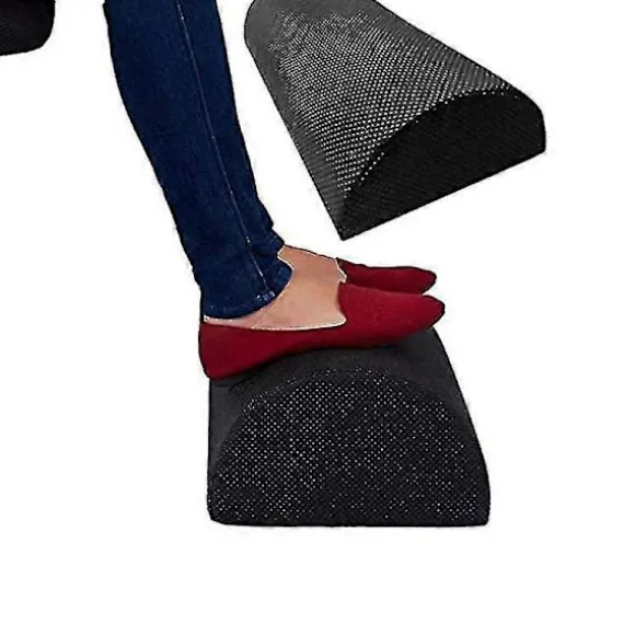 Fodstøtte under skrivebordet, ergonomisk fodstøttepude