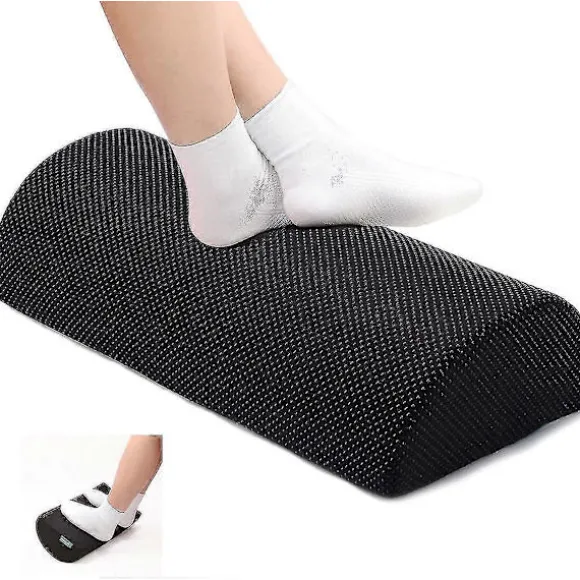 Fodstøtte under skrivebordet, ergonomisk fodstøttepude
