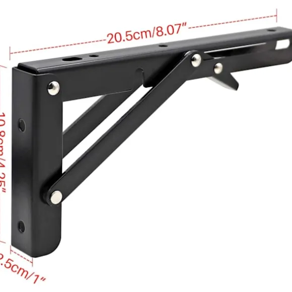 Foldbar Hyldebeslag, Foldbar Væghylde, Robust Foldbar
