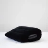 Foldbar PVC Flocked Oppustelig Kile Kærlighedspude Trekant Master Pude Arbejdsbesparende Siddende Seng Oppustelig Sofa Møbler