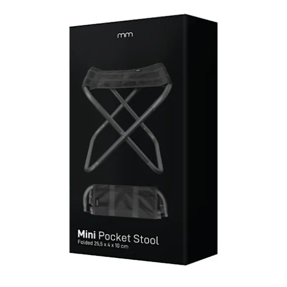 Foldbar Skammel, Mini - Sort Black