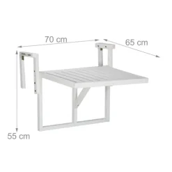 Foldbart altanbord i træ 4030