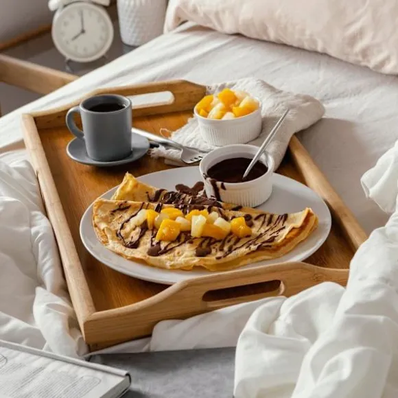 Foldebambus morgenmadsbord