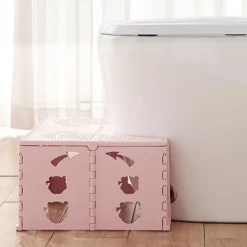 Foldeskammel Fodskammel PINK Pink