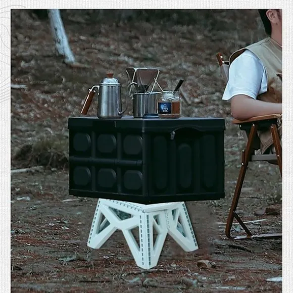 Foldeskammel til børn og voksne, skridsikker og holdbar plastikskammel, camping skammel, multifunktionelle skamler