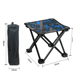 Foldeskammel Udendørs Klapstol Fiskeskammel Foldeskammel Strand Maza Skammel (camouflage