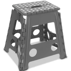 Foldetrin skammel Foldebænk SORT 22X29X45CM black 22x29x45cm