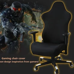 Gaming stolbetræk - 4 dele kontorstolbetræk/Gaming stolbetræk