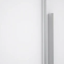 Garderobe - Mat hvid - 2 hængslede døre + 2 skydedøre - L 270,3 x D 61,2 x H 210 cm - NARAGO Matt vit