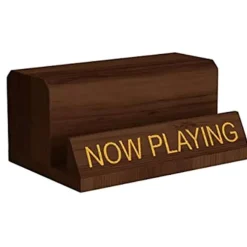 [GKS] Nu Afspiller Vinylpladestativ Vinylpladeholder Display Træplade Opbevaringsstativ Til Album S