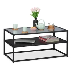 Glas sofabord