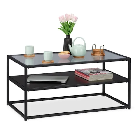 Glas sofabord