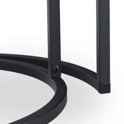 Glas sofabord sæt med 2 stk