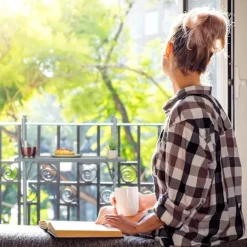 Grå Balkon Hængebord Sammenklappeligt