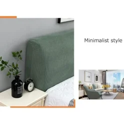 (Grøn, 140-160cm) Sengegavlbeskytter HAMON Sengegavlbetræk Solid Design Sengegavlbetræk Hussen Sengegavlbetræk Vaskbart Aftageligt Ensfarvet Soveværelse | Fyndiq