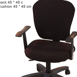 Guangcailun Dxa Universal Drejestol Betræk Solidt Majsfløjl Delt Computer Kontor Udtrækkelig Lænestol Slip