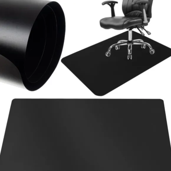 Gulvbeskyttelsesmåtte til Stol / Stolemåtte - 100x140cm Black