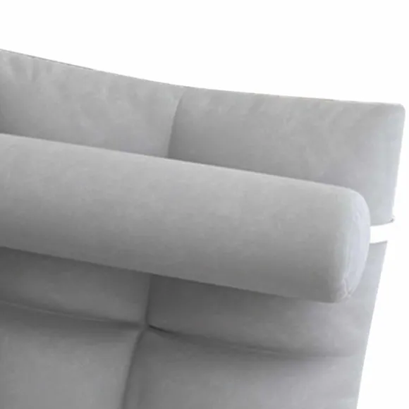 Gulvstol med ryglæn Foldbar Sofa Stol Sleeper Bed Sofa Lænestol Gulv Gaming Stol Meditationsstol til voksne Grå