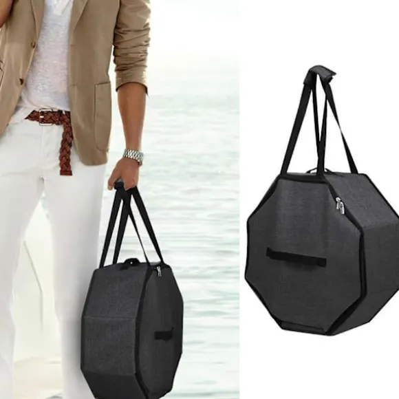 Hatteopbevaringsboks med stor kapacitet Cowboyhat Opbevaringstaske Rejsetaske Cowboyhat Holder Opbevaringsboks Organisatorer Holdbar Black