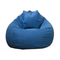 Helt Ny Ekstra Stor Sækkestol Betræk Sofa Indendørs Lazy Lounger Til Voksne Børn Udsalg! Khaki 100 * 120cm